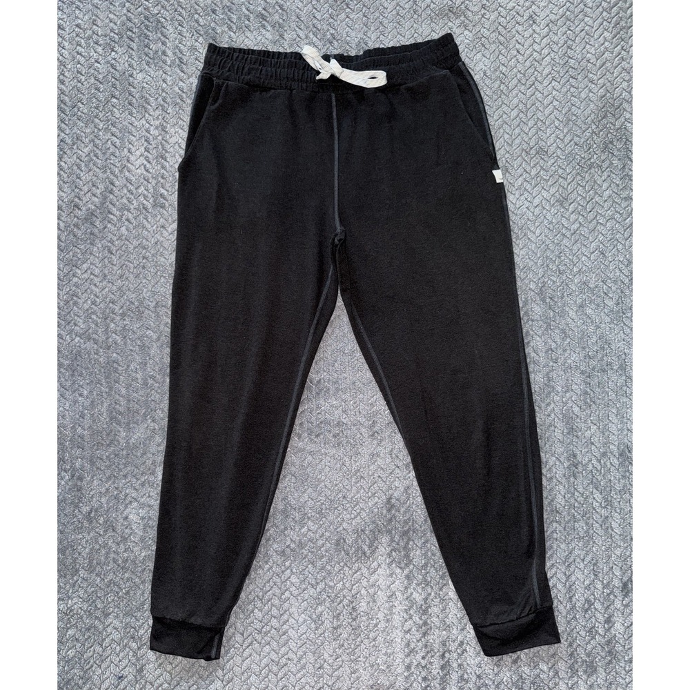 Vuori Women's Performance Joggers Pants DreamKnit Drawstring Black Size Small